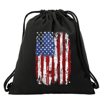 Patriotic Fourth Of Usa Flag American Flag United States Of America 4th Of July Drawstring Bag