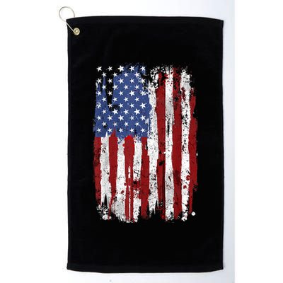 Patriotic Fourth Of Usa Flag American Flag United States Of America 4th Of July Golf Towel