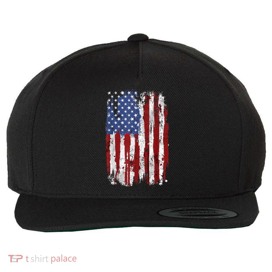 Patriotic Fourth Of Usa Flag American Flag United States Of America 4th Of July Wool Snapback Cap