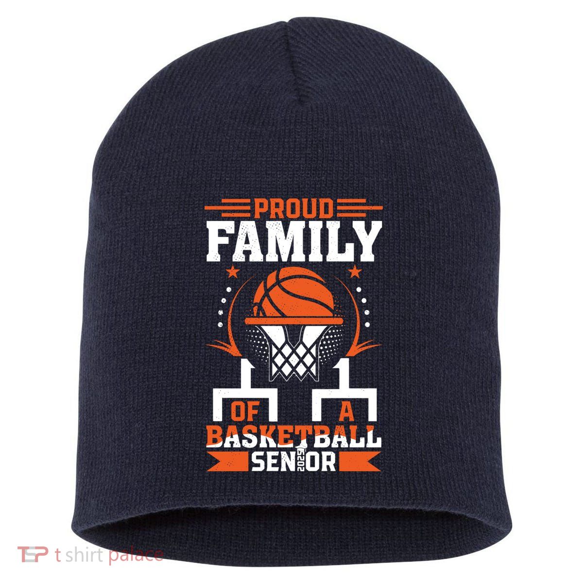 Proud Family Of A Basketball Senior 2025 Graduation Costume Short Acrylic Beanie