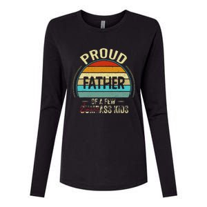 Proud Father Of A Few Smartass Fathers Day Womens Cotton Relaxed Long Sleeve T-Shirt