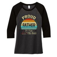 Proud Father Of A Few Smartass Fathers Day Women's Tri-Blend 3/4-Sleeve Raglan Shirt