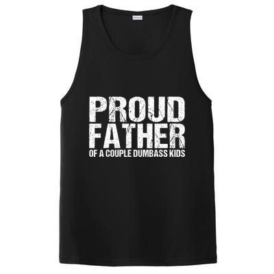 Proud Father Of A Couple Dumbass PosiCharge Competitor Tank