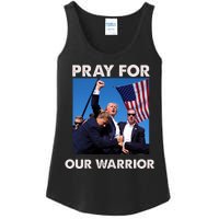 Pray For Our Warrior Pray For Trump Trending Trump Was Just Shot At Ladies Essential Tank