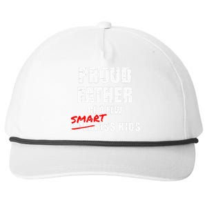 Proud Father Of A Few Smart Ass Not Dumbass Snapback Five-Panel Rope Hat