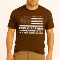 Proud Father Of A Few Dumbass Funny Fathers Day Cooling Performance Crew T-Shirt
