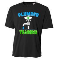 Plumbing Future Plumber In Training Pipefitter Cooling Performance Crew T-Shirt