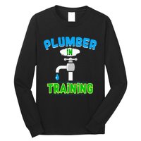 Plumbing Future Plumber In Training Pipefitter Long Sleeve Shirt