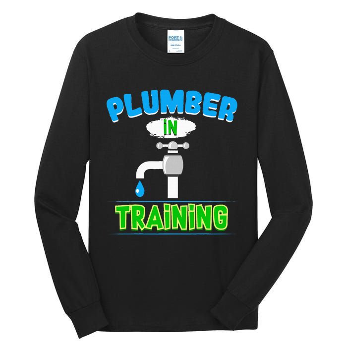 Plumbing Future Plumber In Training Pipefitter Tall Long Sleeve T-Shirt