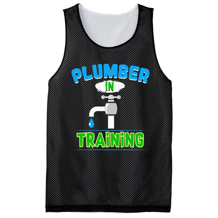 Plumbing Future Plumber In Training Pipefitter Mesh Reversible Basketball Jersey Tank