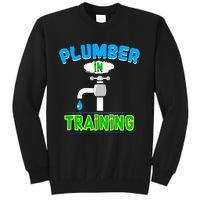 Plumbing Future Plumber In Training Pipefitter Tall Sweatshirt