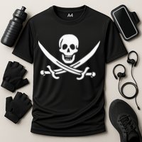 Pirate Flag Cooling Performance Crew T-Shirt
