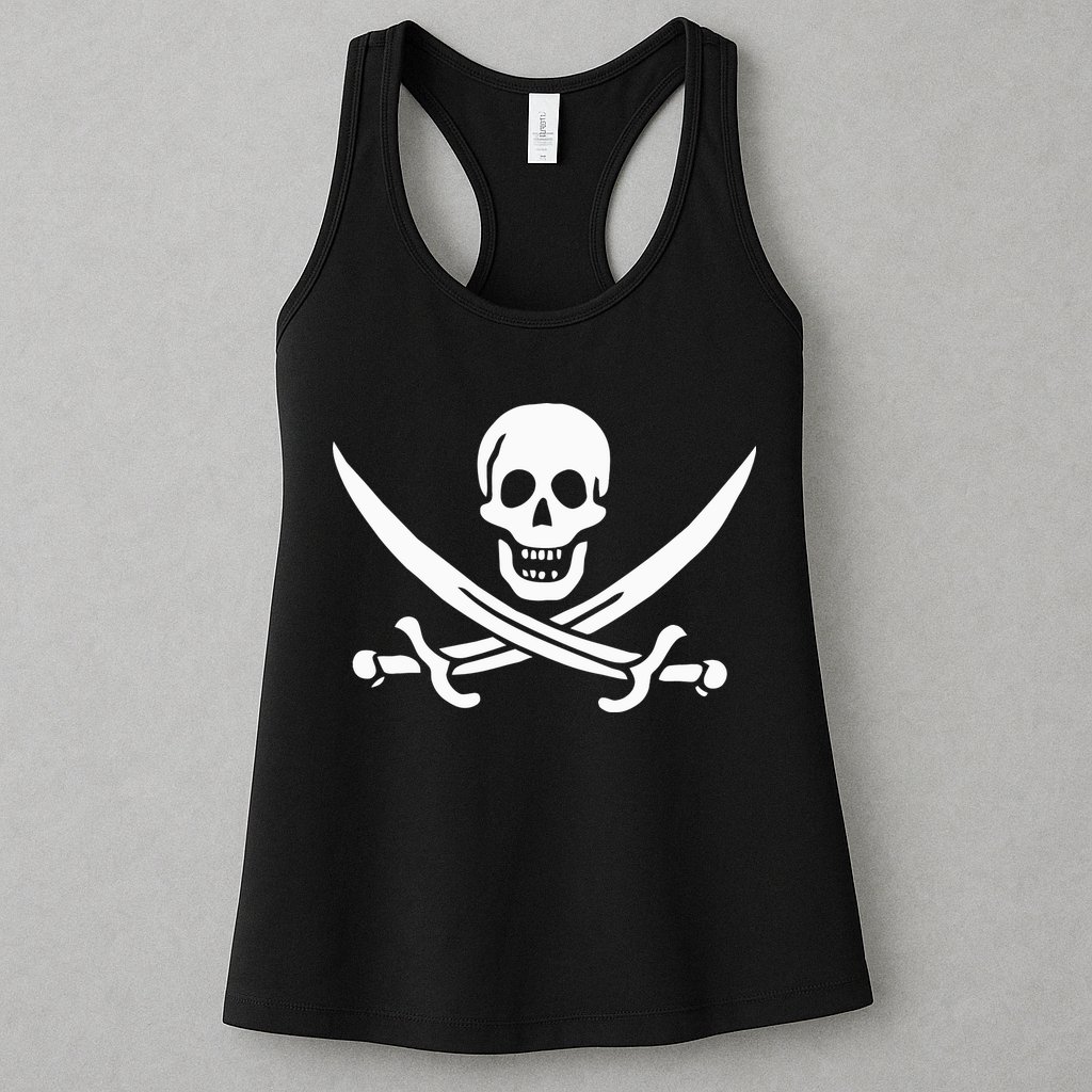Pirate Flag Womens Tank Top