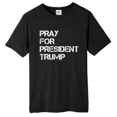 Pray For President Trump 2024 Support Trump Election 2024 Gift Tall Fusion ChromaSoft Performance T-Shirt