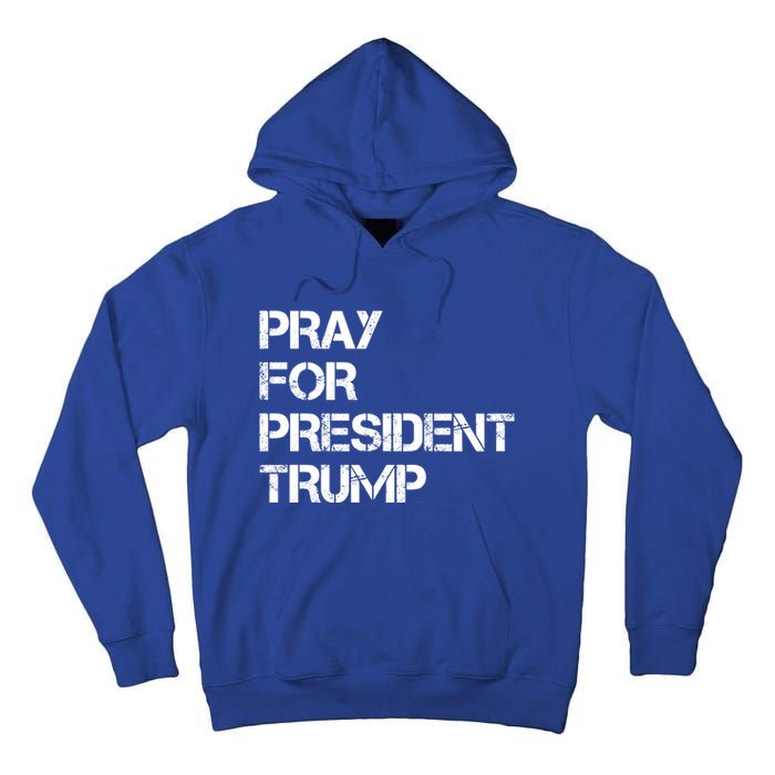 Pray For President Trump 2024 Support Trump Election 2024 Gift Tall Hoodie