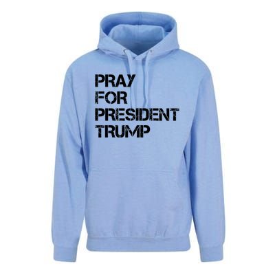 Pray For President Trump 2024 Support Trump Election 2024 Gift Unisex Surf Hoodie