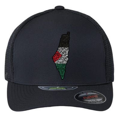 Palestine Flag Palestinian Flexfit Unipanel Trucker Cap