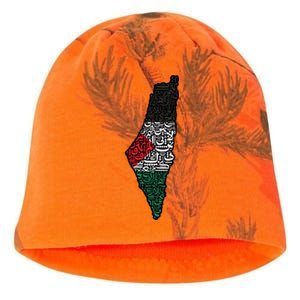 Palestine Flag Palestinian Kati - Camo Knit Beanie