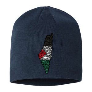 Palestine Flag Palestinian Sustainable Beanie