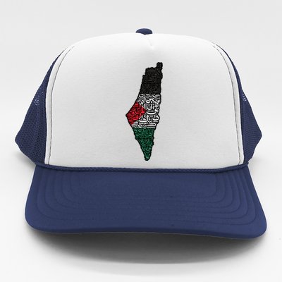 Palestine Flag Palestinian Trucker Hat