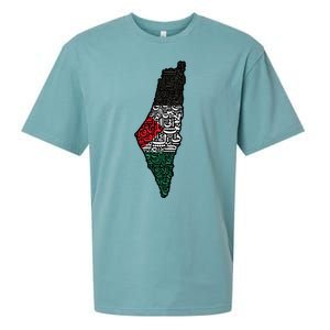 Palestine Flag Palestinian Sueded Cloud Jersey T-Shirt