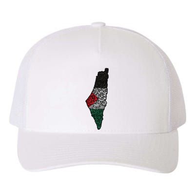 Palestine Flag Palestinian Yupoong Adult 5-Panel Trucker Hat