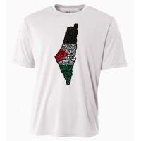 Palestine Flag Palestinian Cooling Performance Crew T-Shirt