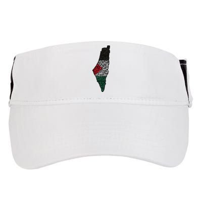 Palestine Flag Palestinian Adult Drive Performance Visor