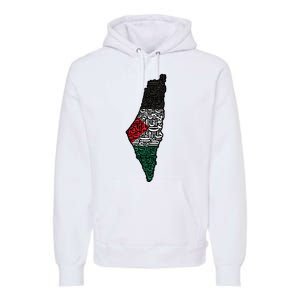 Palestine Flag Palestinian Premium Hoodie