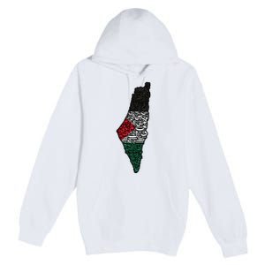 Palestine Flag Palestinian Premium Pullover Hoodie