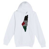 Palestine Flag Palestinian Premium Pullover Hoodie