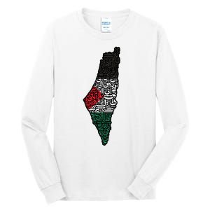 Palestine Flag Palestinian Tall Long Sleeve T-Shirt