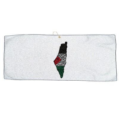 Palestine Flag Palestinian Large Microfiber Waffle Golf Towel
