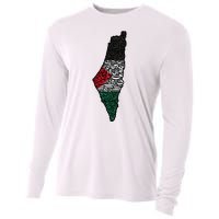 Palestine Flag Palestinian Cooling Performance Long Sleeve Crew