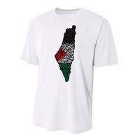 Palestine Flag Palestinian Performance Sprint T-Shirt