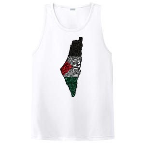 Palestine Flag Palestinian PosiCharge Competitor Tank