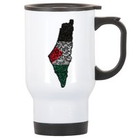 Palestine Flag Palestinian Stainless Steel Travel Mug