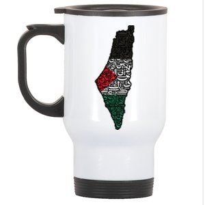 Palestine Flag Palestinian Stainless Steel Travel Mug