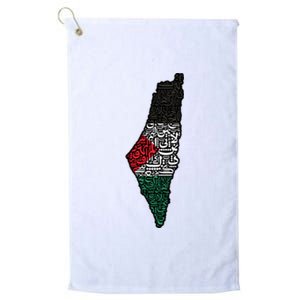 Palestine Flag Palestinian Platinum Collection Golf Towel