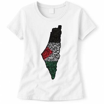 Palestine Flag Palestinian Womens T-Shirt