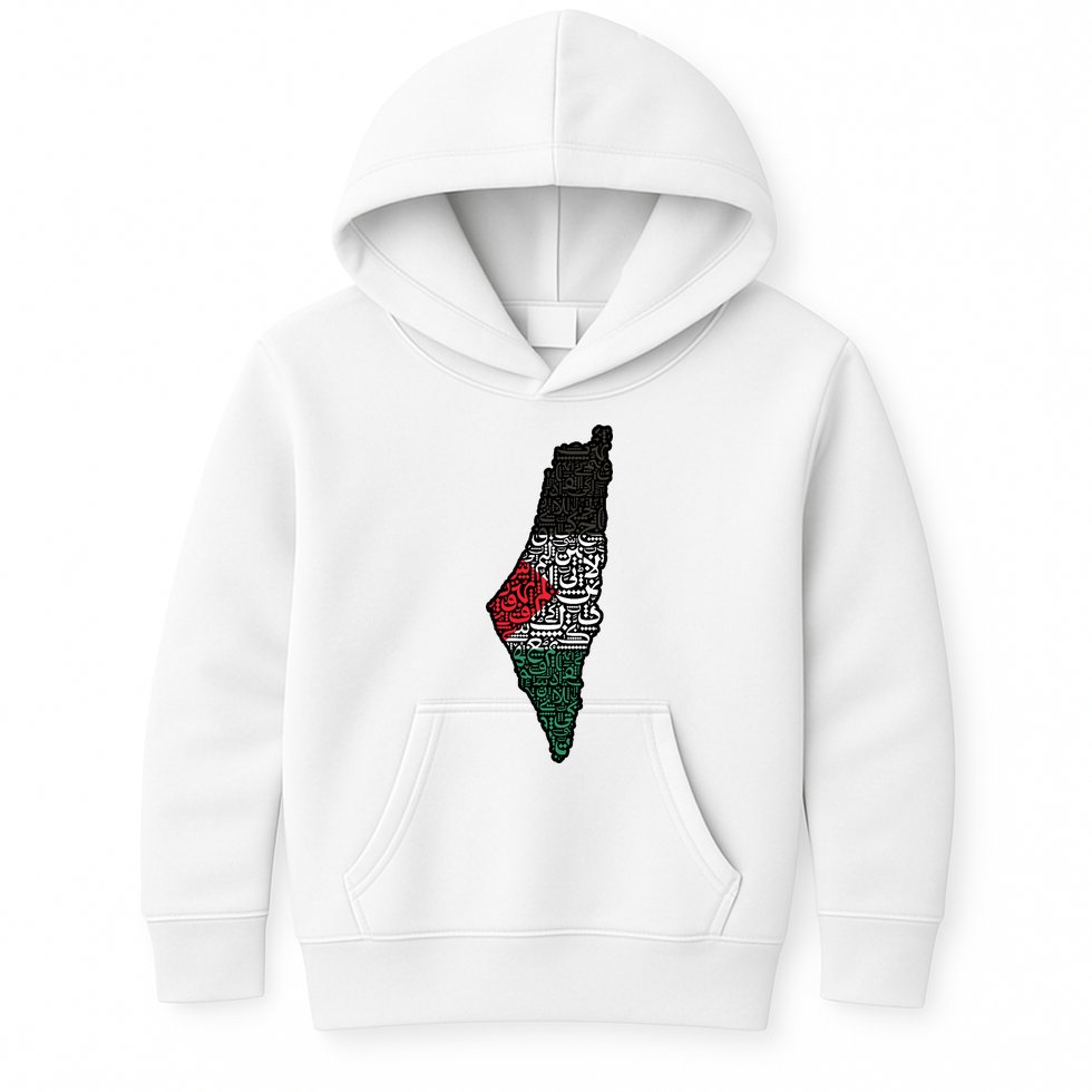 Palestine Flag Palestinian Kids Hoodie