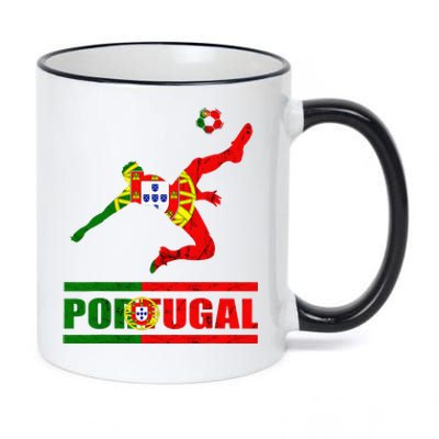 Portuguese Flag Portugal Soccer Portuguese Pride Portugal 11oz Black Color Changing Mug