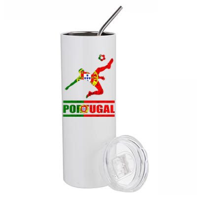 Portuguese Flag Portugal Soccer Portuguese Pride Portugal Stainless Steel Tumbler