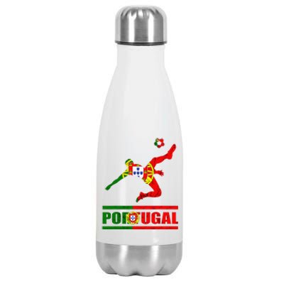 Portuguese Flag Portugal Soccer Portuguese Pride Portugal Stainless Steel Insulated Water Bottle