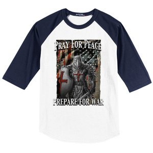 Pray For Peace Prepare For Freedom Believe Baseball Sleeve Shirt