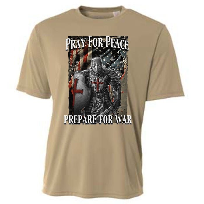 Pray For Peace Prepare For Freedom Believe Cooling Performance Crew T-Shirt