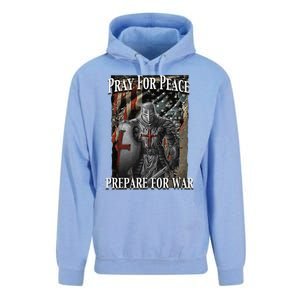 Pray For Peace Prepare For Freedom Believe Unisex Surf Hoodie