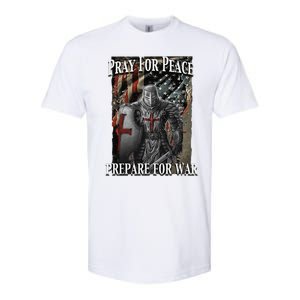 Pray For Peace Prepare For Freedom Believe Softstyle CVC T-Shirt