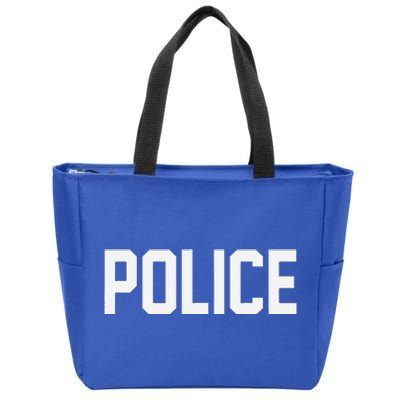 Police For Police Officer Halloween Costume Zip Tote Bag