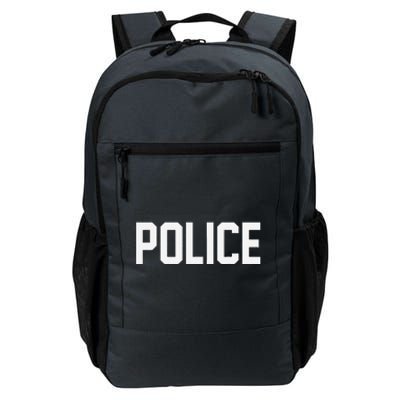 Police For Police Officer Halloween Costume Daily Commute Backpack